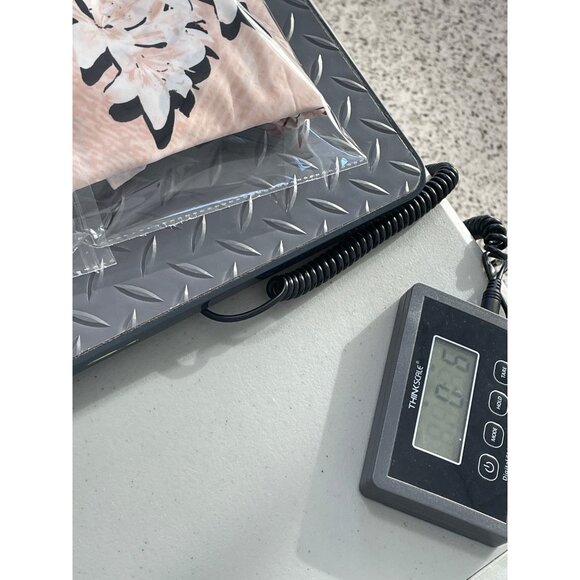 Alfani Blouse Size XL Petite Floral Crochet Trim V Hem Top Pink Black Bohemian - Picture 8 of 8